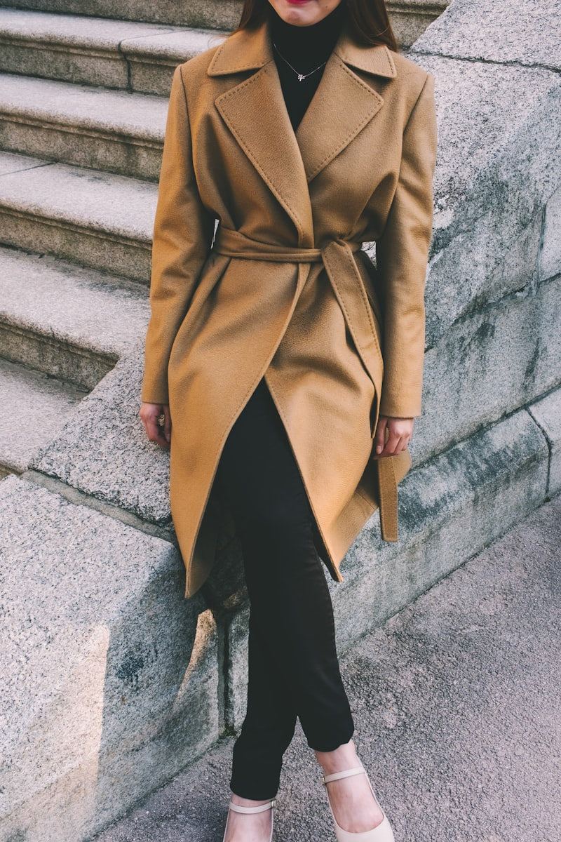 Double-Breasted Wool Overcoat
