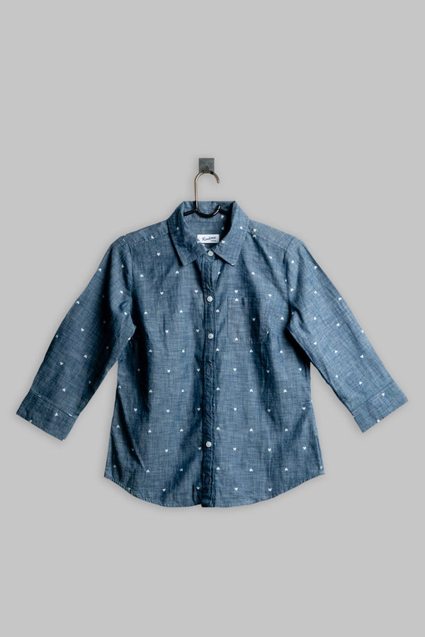 Silk Button-Up Shirt